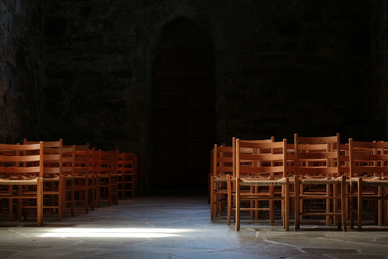 church audience chairs light 318772