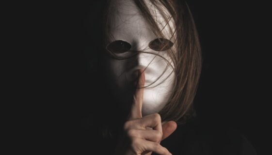 mask costume woman white mask 5951807